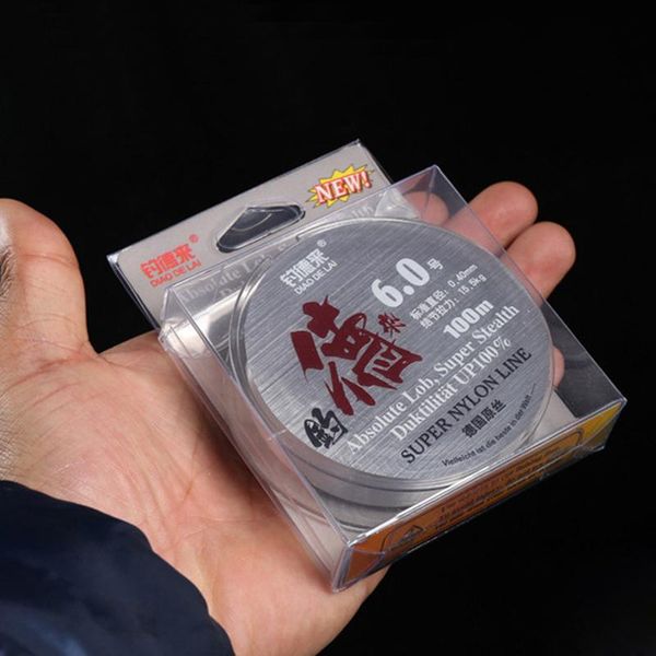 

nylon line fluorocarbon fishing line 100m for fishing fishing tackle 2.0-8.0 transparent line nylon fluorocarbon bbycwp alice_bag
