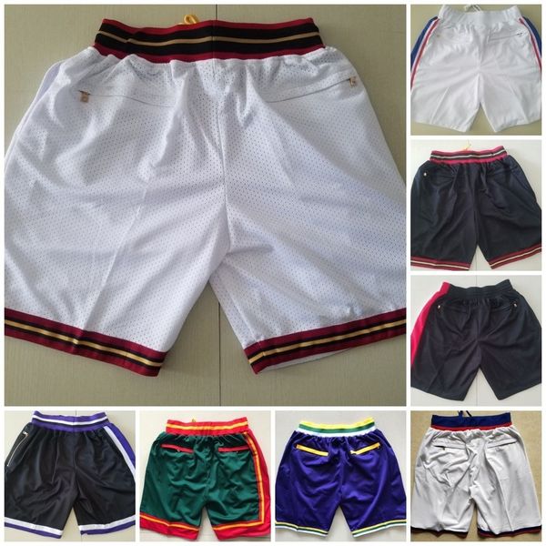 

just basketball pocket shorts purple green white black