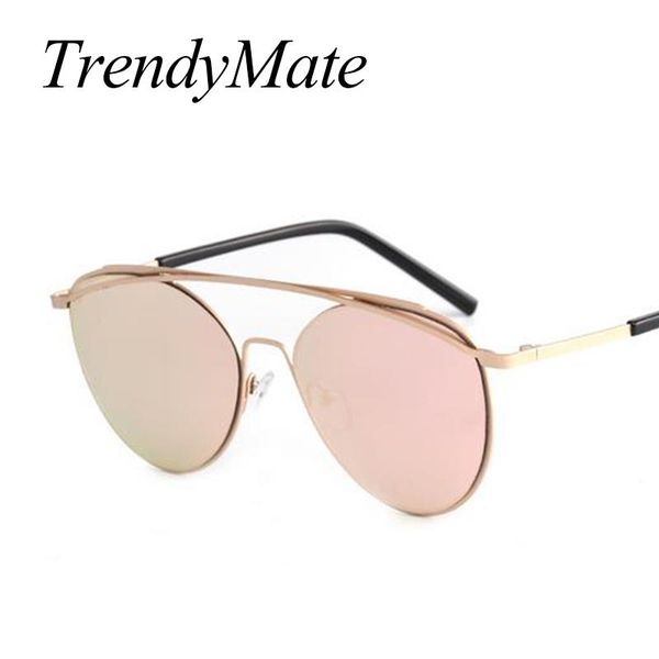 

sunglasses cat's eye women brand designer uv400 sun glasses female eyewear mirror lens sunglass ladies driving flat 709m, White;black
