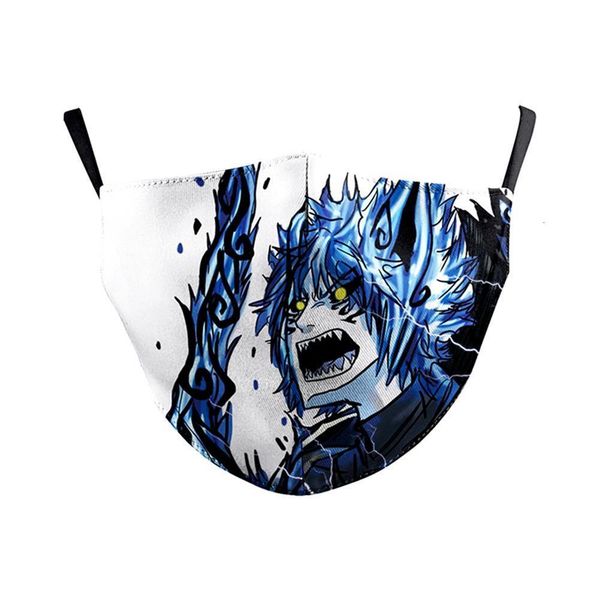 

reusable dbz printing pm2.5 protective mask filter mouth anti dust face mask windproof adjustab cbmj