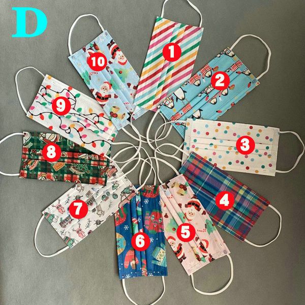 

fashion retail style dult package luxury 97 christmas printing halloween disposable designer face mask non-woven anti-du
