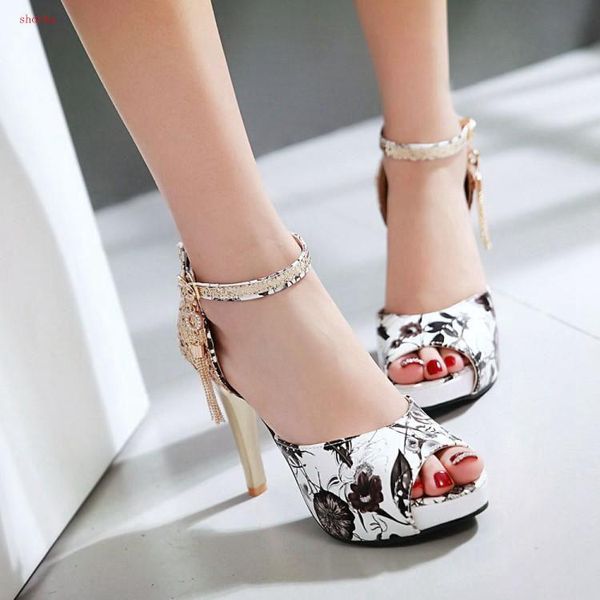 

dress shoes women pumps summer women's sandals high heels woman party slingback buckle strap female plus size, Black