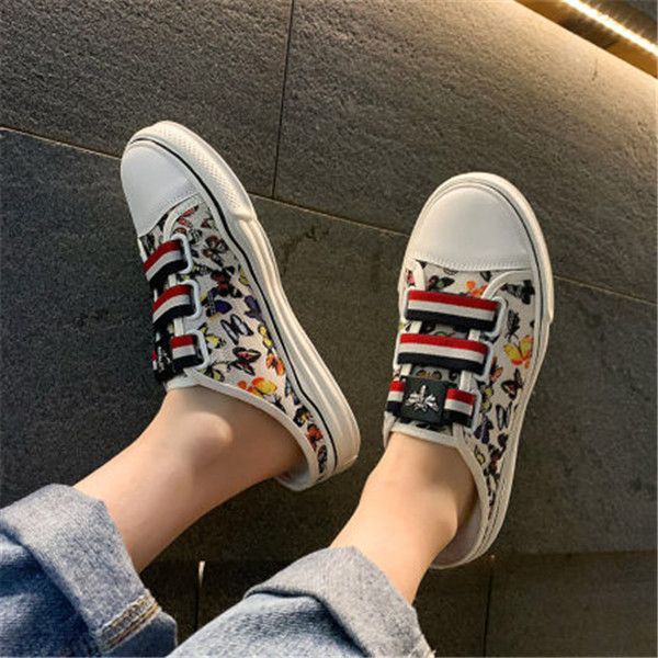 

2021 non-brand summer half slippers men's version of the trend of a pedal lazy shoes breathable baotou men's shoes, Black