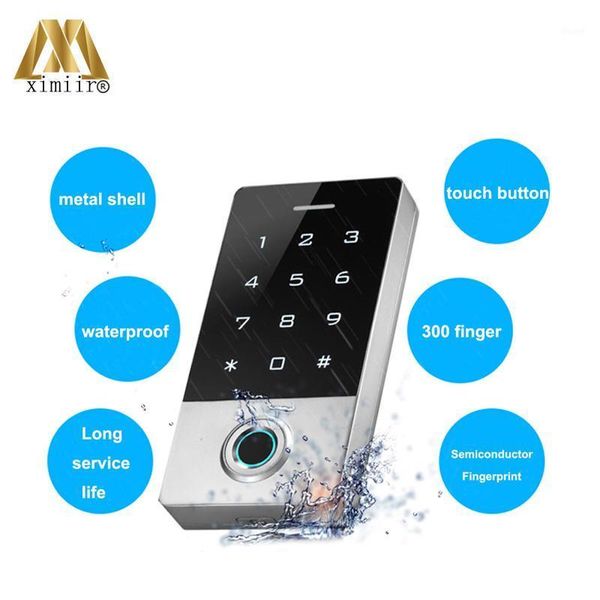 

touch keypad waterproof standalone fingerprint access control tf1 support 13.56mhz ic card door controller system1