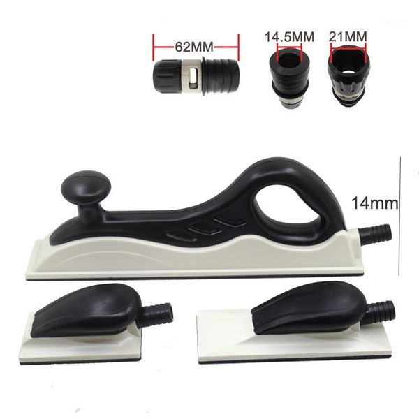 

1pc Â 70 * 400mm hand sanding block hook loop sanding pad backing plate extraction grinding block hookit dust hand1