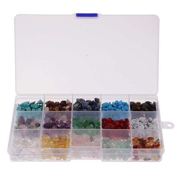 

15 цвет нерегулярного rock chips камень бисера для изготовления ювелирных изделий diy украшения