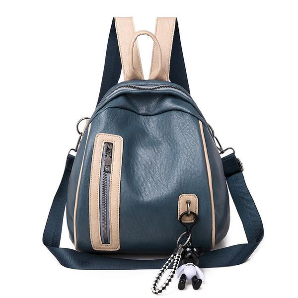 

2020 new style pu soft leather backpack female shell women's small backpack
