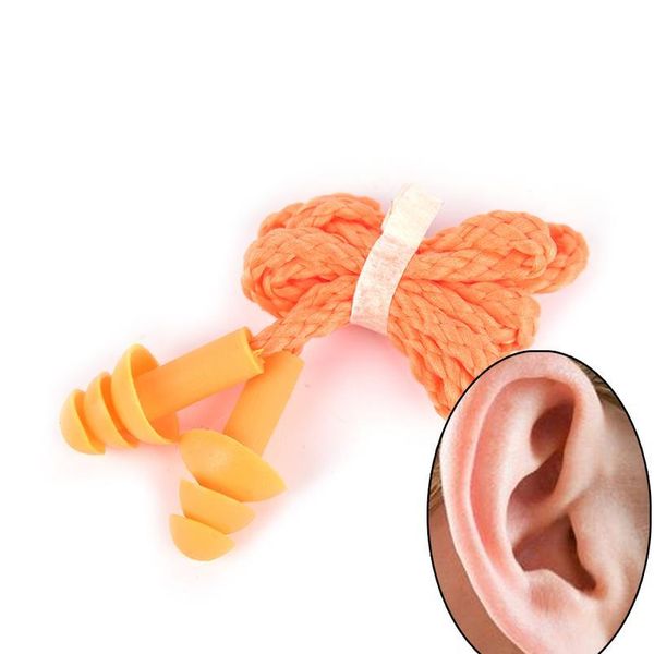 

1/2/3/5/10pcs anti-snoring noise earplugs with line bring good sleep for men women professional noise reduction bbyehm