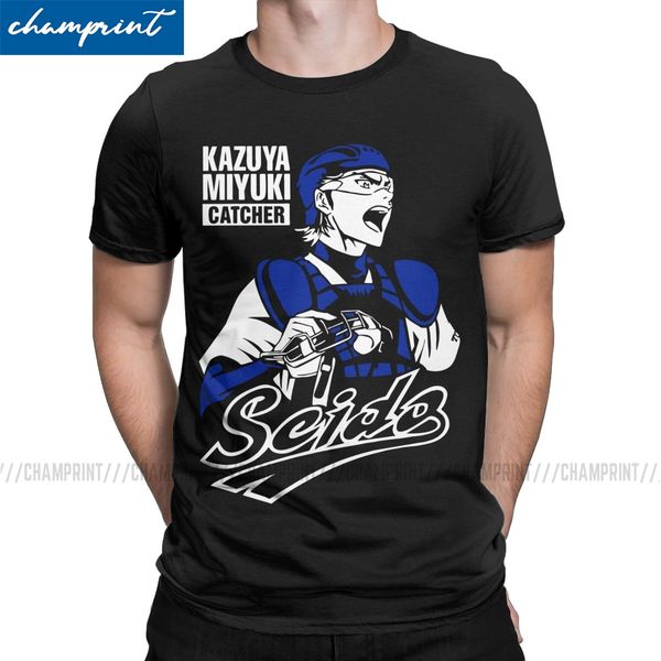 

men's kazuya miyuki diamond no ace anime baseball sports manga pure clothes casual summer sport hooded sweatshirt hoodie men t shirt