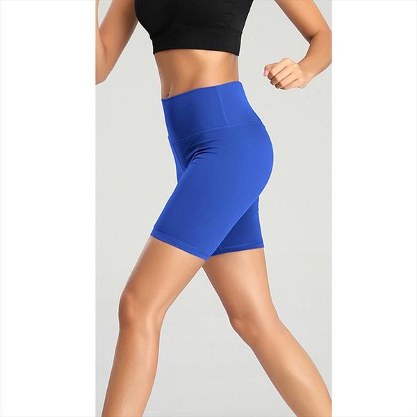 

женщины спорт фитнес леггинсы половина высокой талией quick dry тощий велосипед короткие поножи эластичная повседневный велоспорт аксессуары, Black