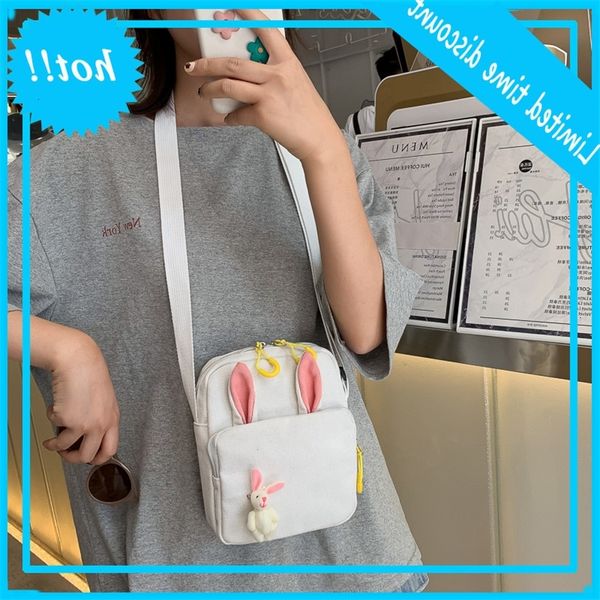 

canvas women's 2020 new summer small fresh and lovely single shoulder bag
