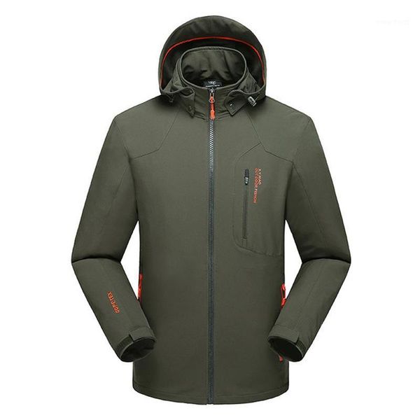 

outdoor man autumn winter jacket waterproof windproof new 2020 wind breaker plus size -5xl 6xl 7xl 8xl windbreaker clothes1, Black;brown