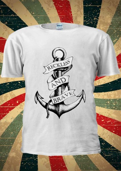 

sailor anchor бесшабашный и храбрый t-shirt top мужчины мужская мода цвет мода o-образным вырезом повседневный фильм tee спорта толстовка с