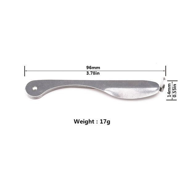 

pipe cleaner metal knives three in one multi function pressure bars 96mm durable scrapers foldable 2 5yj f2