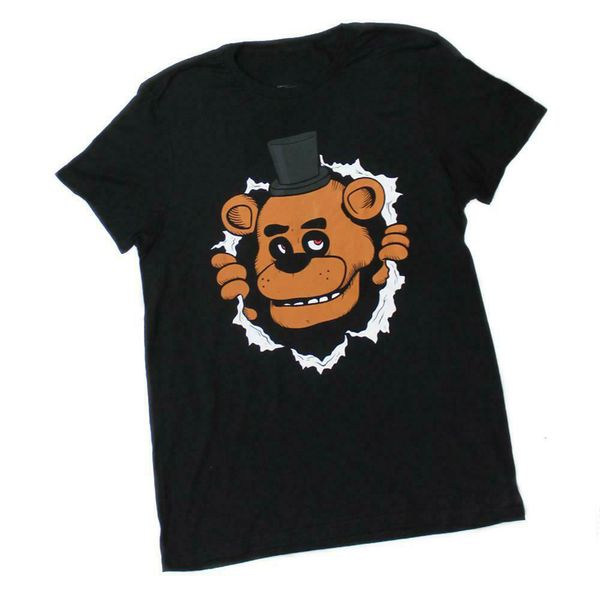 

mens five nights at freddy's fazbear out of hole black humorous hoodie designers t shirts sweatshirt