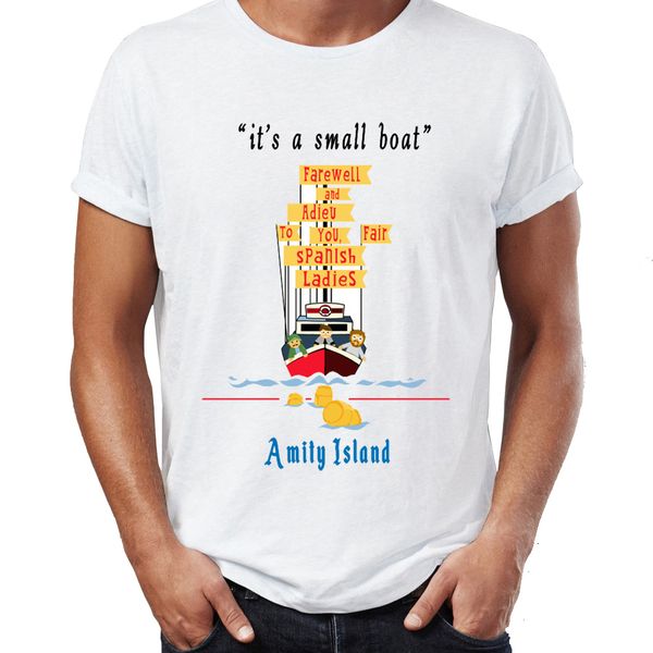 

men's t shirt jaws welcome to amity island we need a bigger boat artsy awesome artwork printed tee sport hooded sweatshirt hoodie