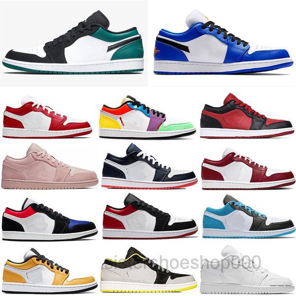 

low 1 1s jumpman unc basketballs shoe low light smoke grey mens womens pine green shadow chicago emerald black toe casual sneakers yu3z