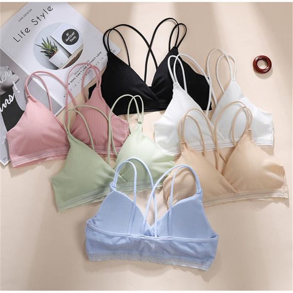 

gym clothing fashion bra women girls yoga fitness sport cotton breathable running sujetador deportivo, White;black