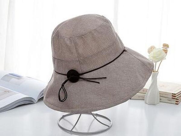 

fashion new women bowknot sun hat design summer beach fisherman hats sun protection bucket hat cap for girl sunhat bbycsh homebag, Black;white