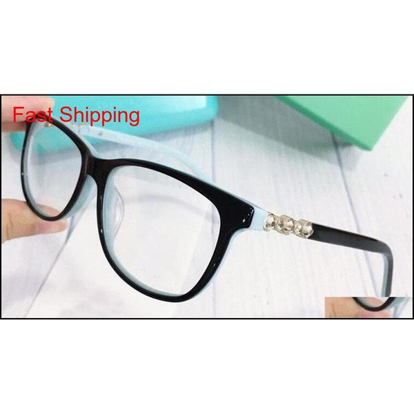 

new fashion designer optical prescription glasses 2135 cat eye frame popular style selling hd clear lens 3pfeo, Black