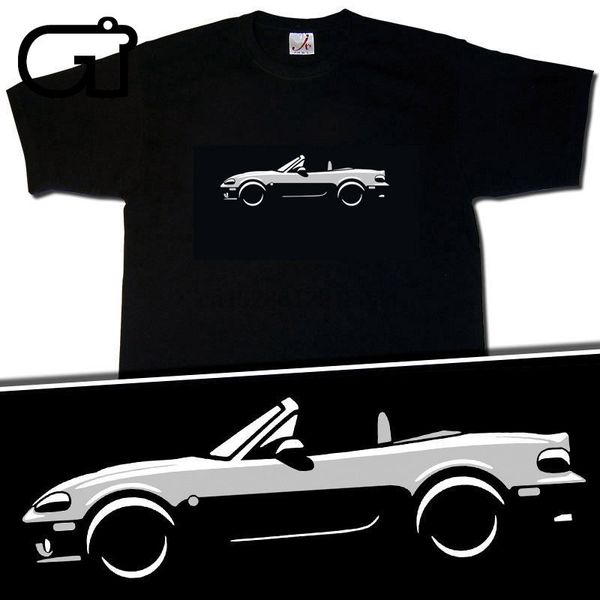 

mazda mx-5 mx5 mk2 roadster inspired t-shirt (s-xxxl) sport hooded sweatshirt hoodie