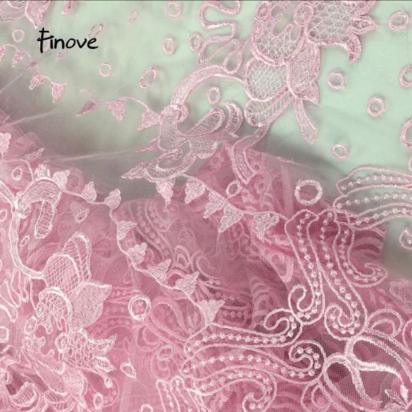 

ribbon african tulle lace fabric 2021 french nigerian embroidery french1, Pink;blue
