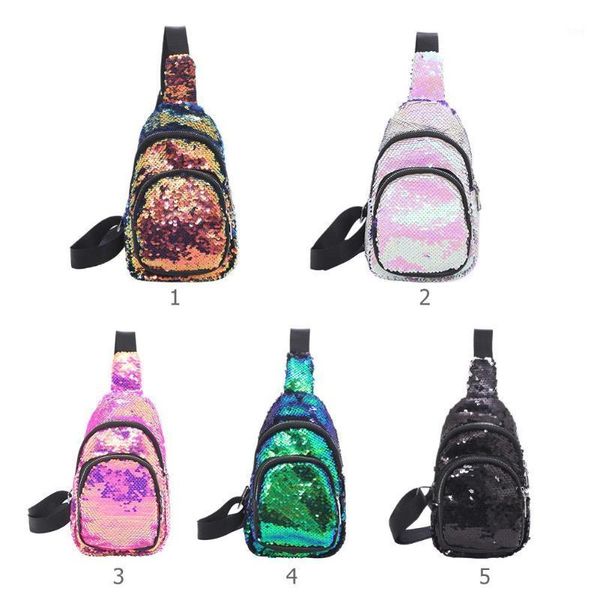 

bling sequins crossbody bags women shoulder messenger shiny chest handbags1