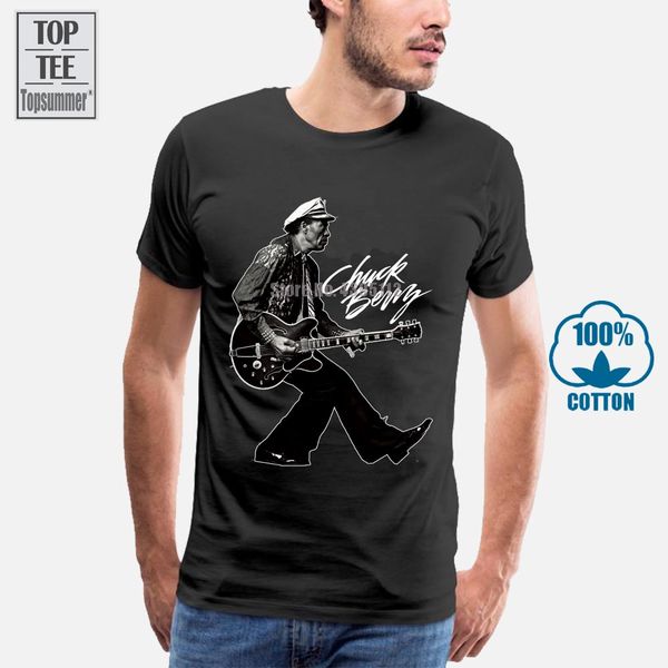 

sport new popular chuck berry duck walk rock and roll men's black t shirts size s 3xl