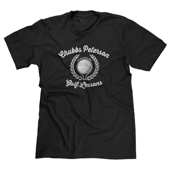 

chubbs peterson golf lessons funny adam sandler happy gilmore parody t-shirt tee sport hooded sweatshirt hoodie