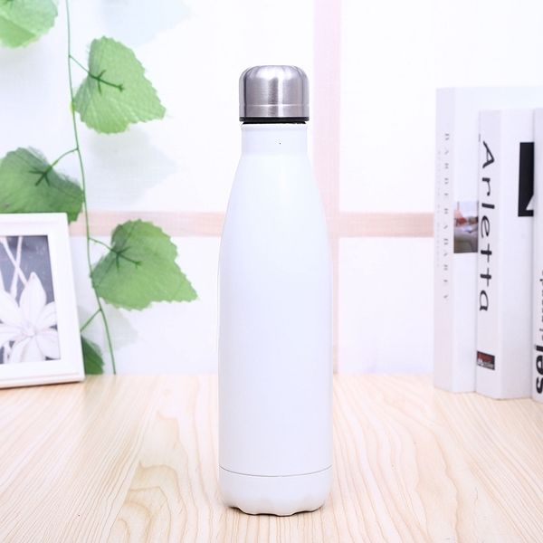

double walled insulated water bottle cup cola shape stainless steel 500ml sport vacuum flasks thermoses travel bottles 6 n5ryo