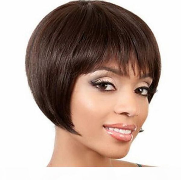 

about women european and american fashion ladies short wigs real people wigs charm unlimited, Black