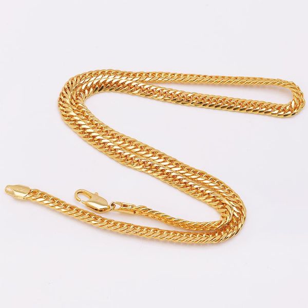 

xp jewelry -- ( 60cm*6 mm) pure gold color charming chunky necklaces for men fashion hip hop jewelry good quality, Silver