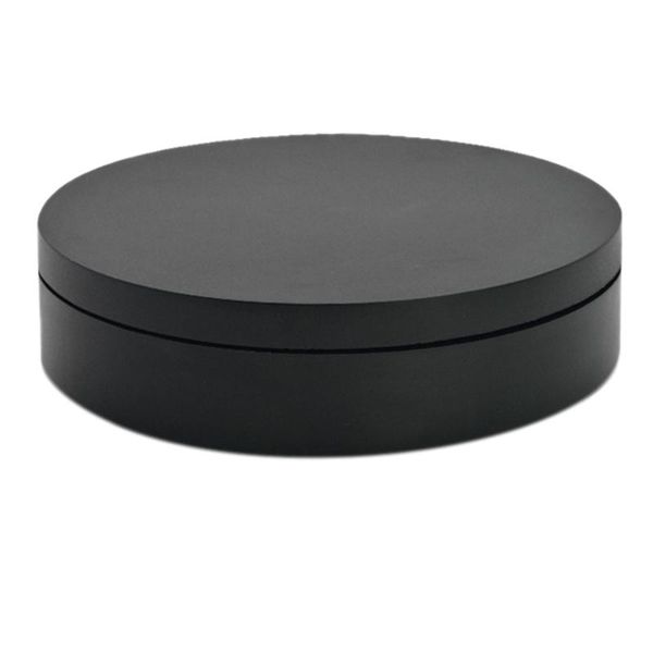 

electric rotating jewelry display stand base jewelry storage box turntable stand black, Pink;blue