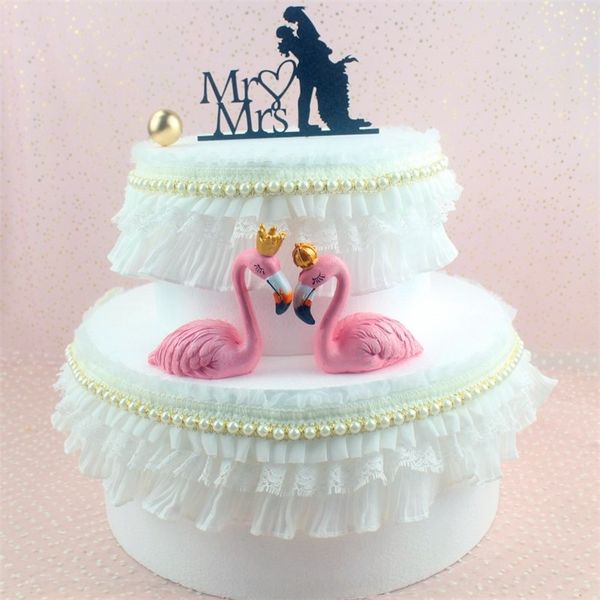 

hbaia internet red pearl plug-in lace wedding beautiful cake spyga edge card and flag lace cakepearl cake decoration