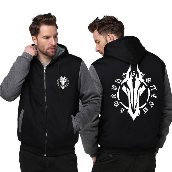 

2021 new us size men women jacket for game darksiders 3 war death fury cosplay coat thicken hoodie sweatshirts 0d25, Black