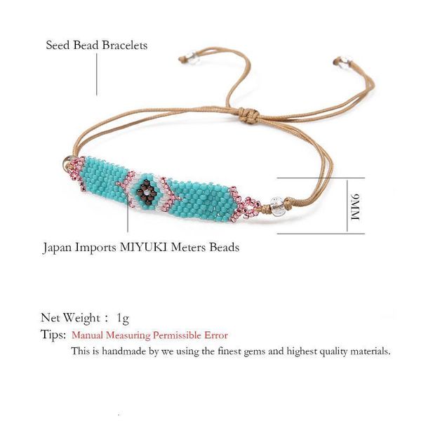 

factory6yw2women eyes turkey shinusboho miyuki 100% friendship jewelry delicas pulseras men bracelets gifts dropshipping
