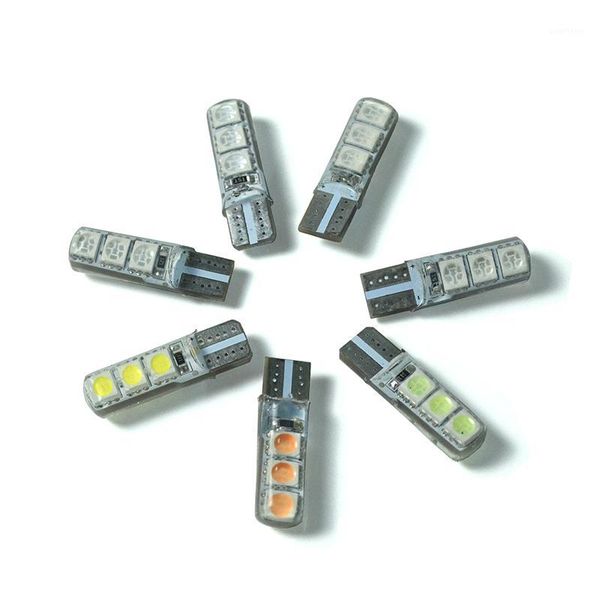 

1pc w5wt10 12v reading led car lights amber clearance license plate dome luggage compartment bulb auto trunk lamp interior fog1