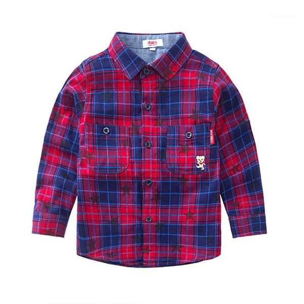 

nanjiren children boys shirts long sleeve kids plaid 100% cotton casual shirt boys shirts double clothing, White;black