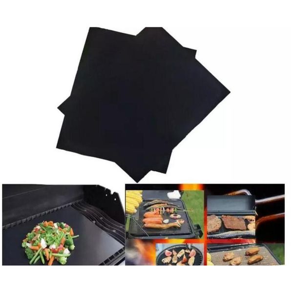 

2000pcs barbecue grilling liner bbq grill mat portable non-stick and reusable make grilling easy 33*40cm 0.2mm wmtrmp fivegarden