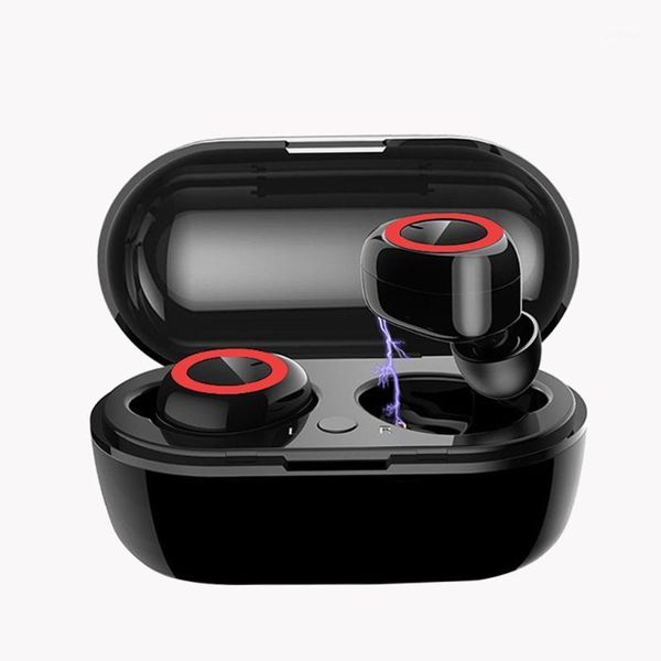 

headset in-ear tws bluetooth earphones 5.0 wireless headphones with mic waterproof led display touch control earbuds auriculares1