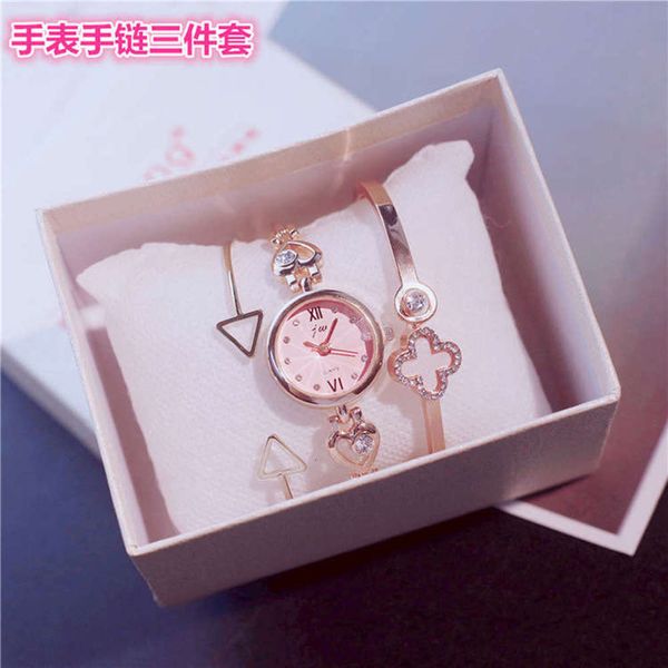 

small bracelet watch 2020 and new exquisite, versatile quartz watch, Slivery;brown