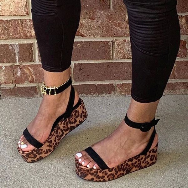

2020 summer high wedges heel sandals fashion open toe platform women sandals shoes plus size 35-43 pumps #vx3v