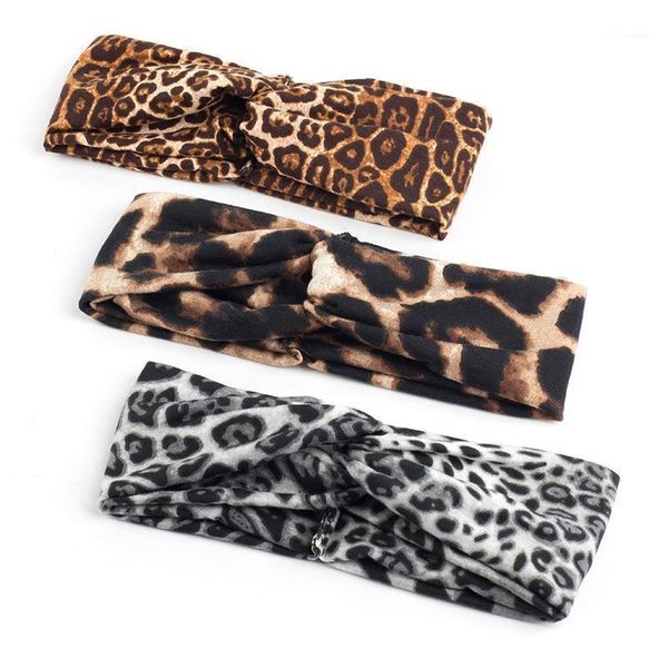 

6 color girl leopard headband yoga crossed hair band women twist accessory face headwrap cloth fashion head band1, Slivery;white