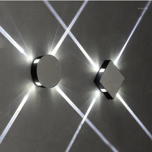 

wall lamp round aluminum bedroom living room stair light fixtures bar ktv aplik lamba lights for home lighting sconce1