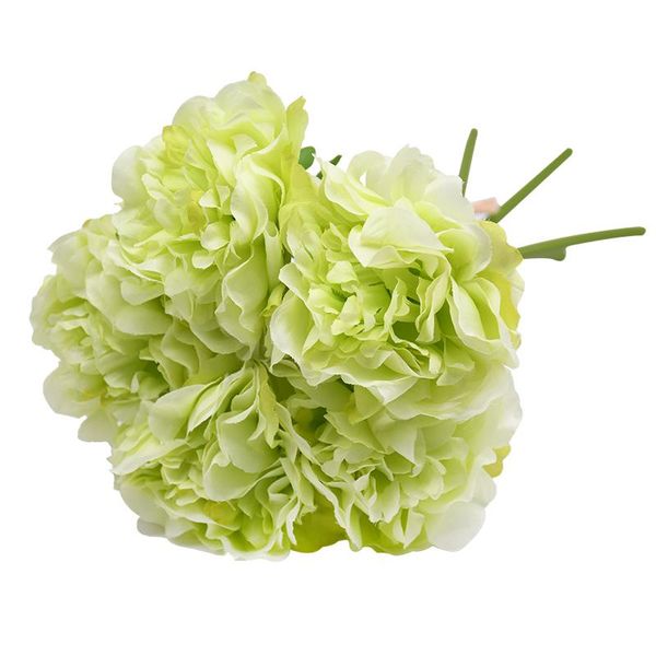 

decor wedding flowers 5pcs bundle valentines for bloom decoration home flower hydrangea bouquet artificial peony garden bride bbytcc bwkf