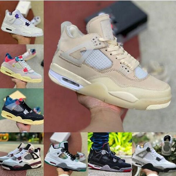 

sale 2021 new bred black cat 4 4s basketball shoes mens royalty white cement encore wings fire red singles sneaker pure money sneakers