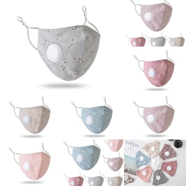 

20pcs designer mask fashion face dust haze masks can be washed breathable male cotton with breathing valve female facemask 3 ngt1b