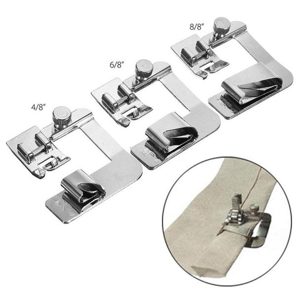 

1pc 13 19 22mm domestic sewing machine foot presser foot rolled hem feet for brother singer sewing accessories 7yj243 wmteol bdesybag