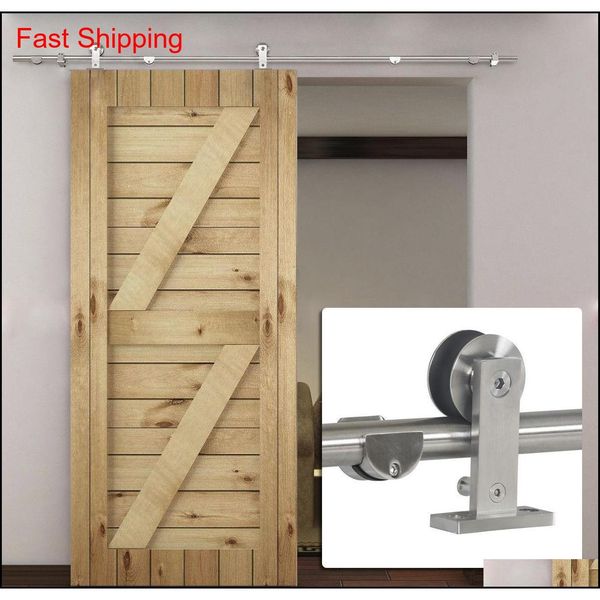 

easy install double biparting sliding barn wood door hardware mount stainless steel barn whe qylzgy packing2010