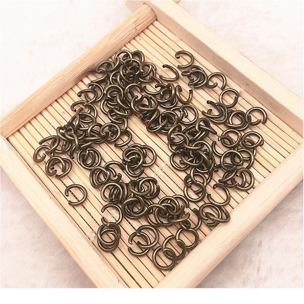 

4/5/6mm jump ring single loop open bronze jump rings split rings for jewelry necklace bracelet chain connector jlldaj